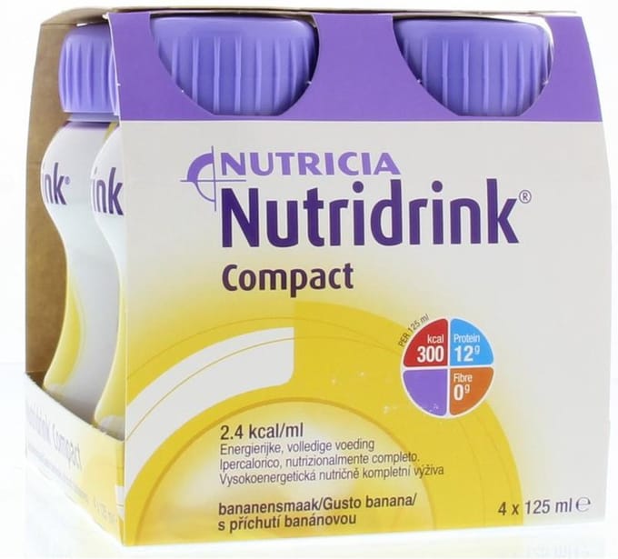 Nutridrink Compact banaan - 4 x125 ml