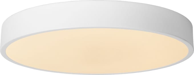 Lucide UNAR - Plafonnière (Plafondlamp) - Ø 39,5 cm - LED 3 StepDim (Memory) - 1x24W 2700K - Wit
