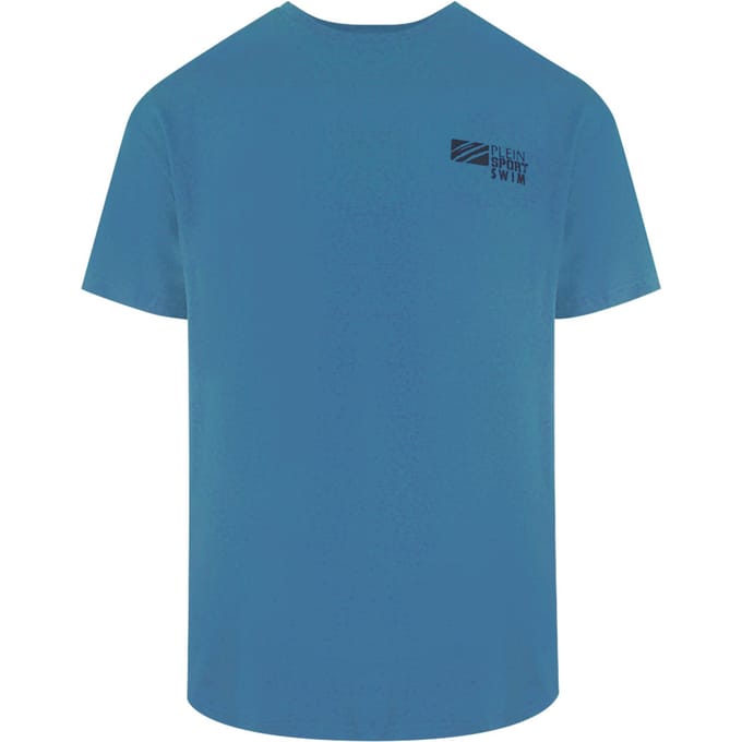 Klassiek Korte Mouwen Logo T-shirt in Teal