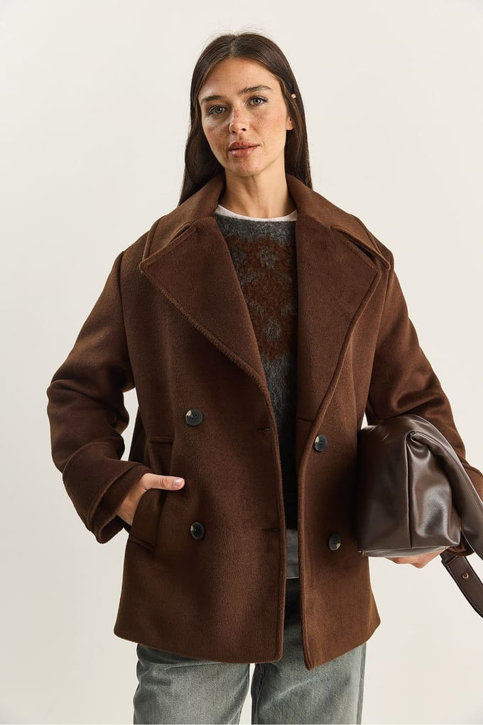 Oversized Jas met Pocketen
