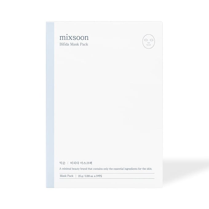 Mixsoon, Masque Beauté Bifida, 5 paquets, 5g (0,17 oz) chaque white