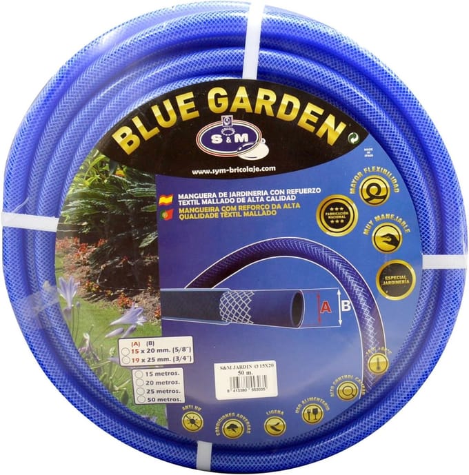 Versterkte Tuinslang - Flexibele Waterslang - Buiten Water Geven - Knikbestendig Ontwerp - 50 Meter - Blauw