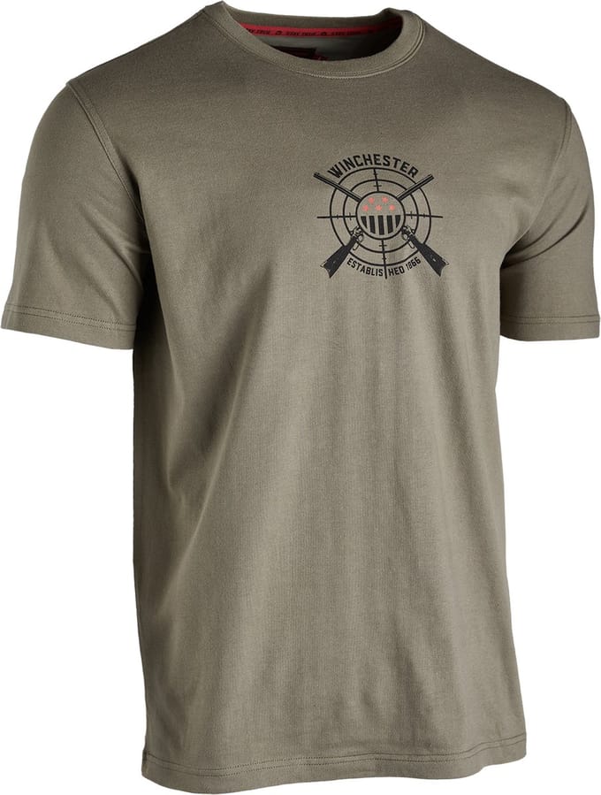 Winchester T-shirt - Heren - Parlin - Premium Jacht Merk - Groen - S