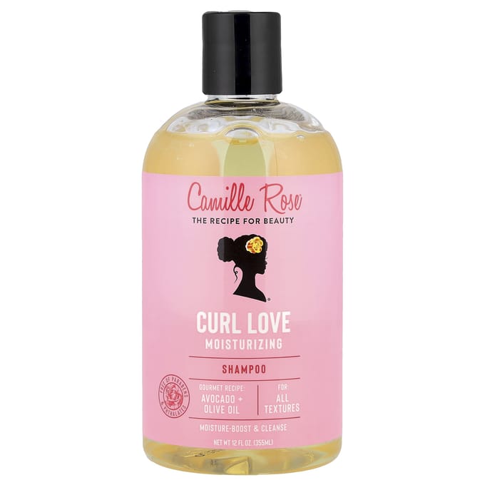 Camille Rose, Shampoing Hydratant Curl Love, Tous Types de Peau, 355 ml (12 fl oz) pink