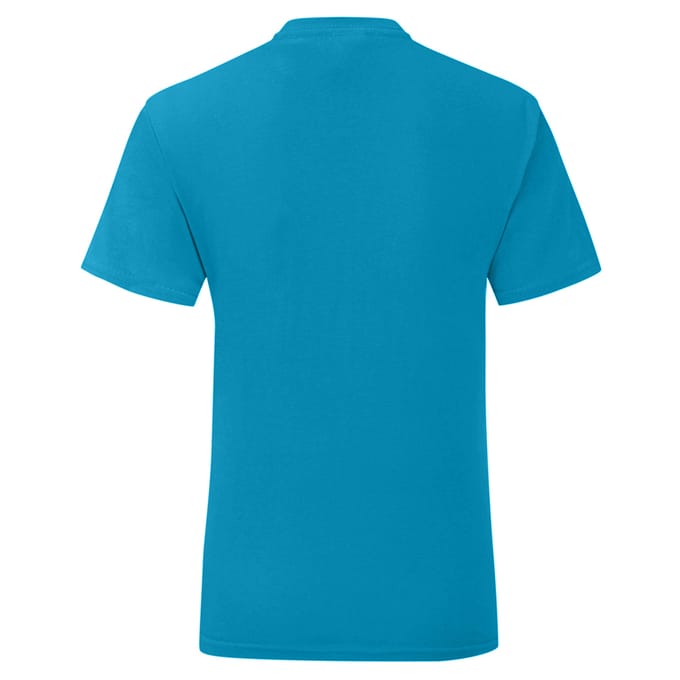 Fruit Of The Loom Heren Iconisch T-shirt (Azuurblauw)