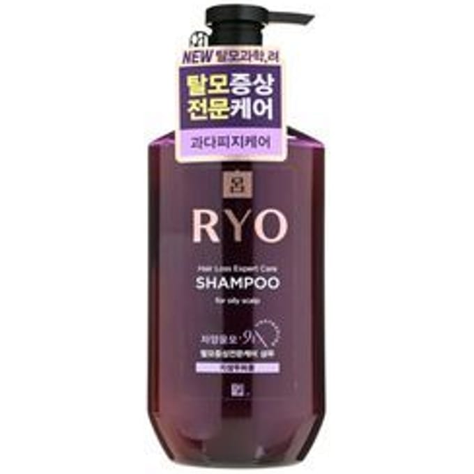 RYO Jayangyunmo 9EX Haaruitval Verzorging Shampoo voor Vette Hoofdhuid 400ml gray
