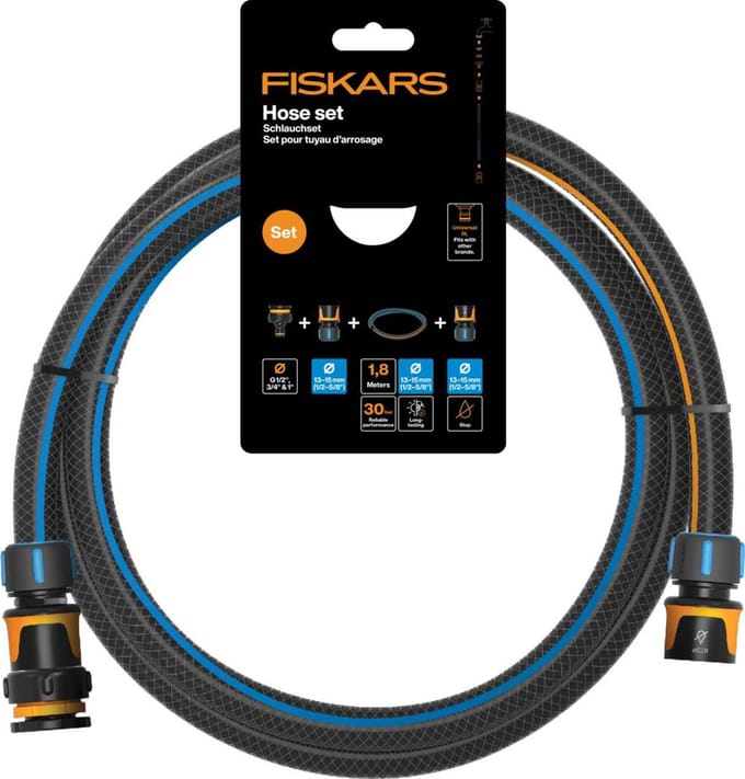 Fiskars Tuinslangset 13 Mm (1/2") 1,8 M