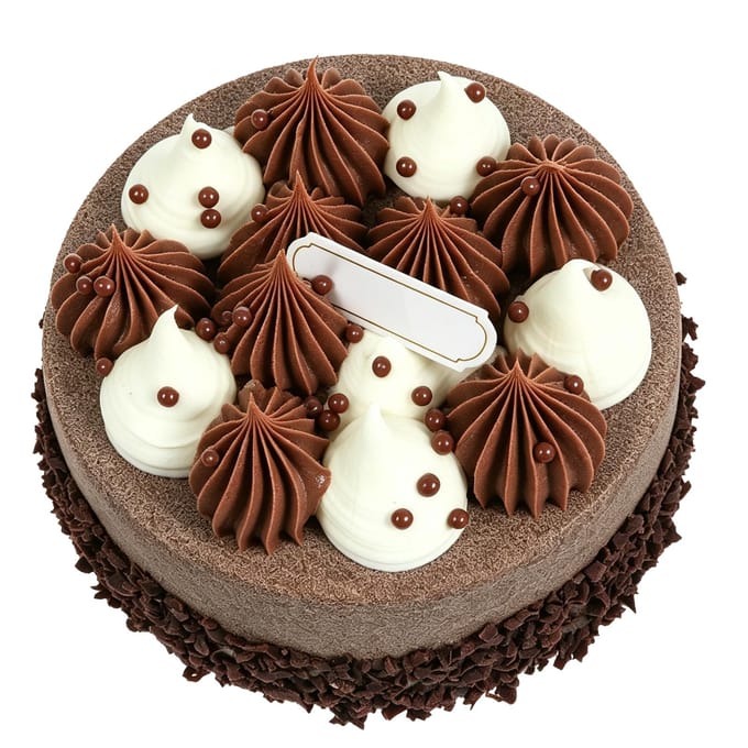 Nep Taart Model 4 Inch Multifunctioneel Realistisch Chocolade Room Verjaardagstaart Display Prop 1 ST black