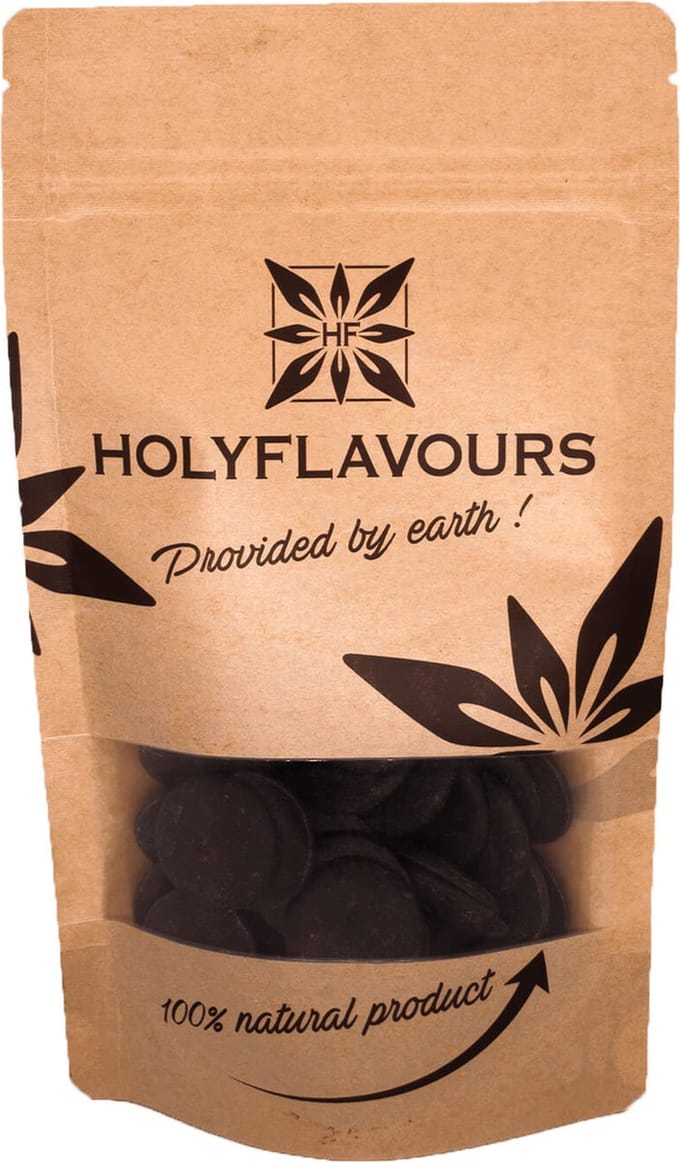 Cacao Pasta Wafers (Cacao Massa) - 100 gram - Holyflavours