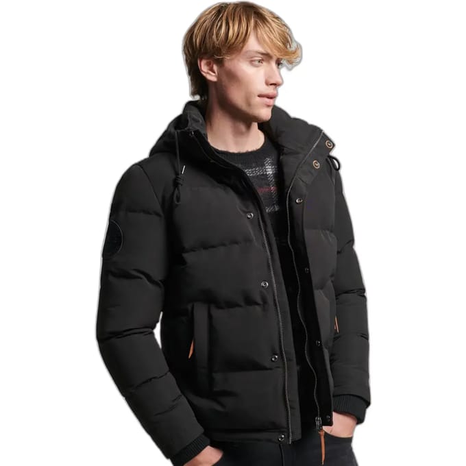 Superdry - Everest pufferjas met capuchon - Heren - Gewatteerde jassen