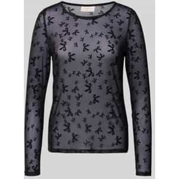 Shirt met lange mouwen en ronde hals, model 'ISKA'
