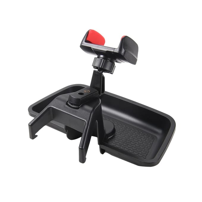 Support de Téléphone Portable Support de Voiture Rotatif Support de Téléphone Remplacement pour Wrangler JK 2012 2017 gray