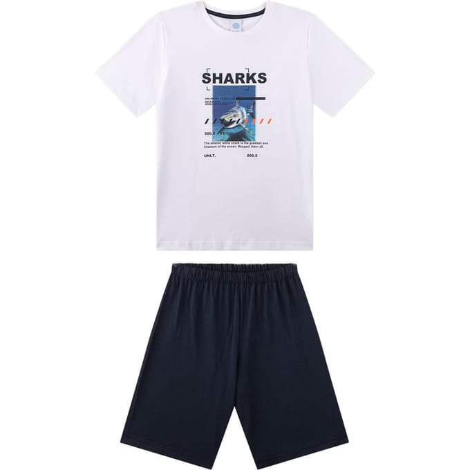 Sanetta Pyjama Pyjama short Teens Sharks