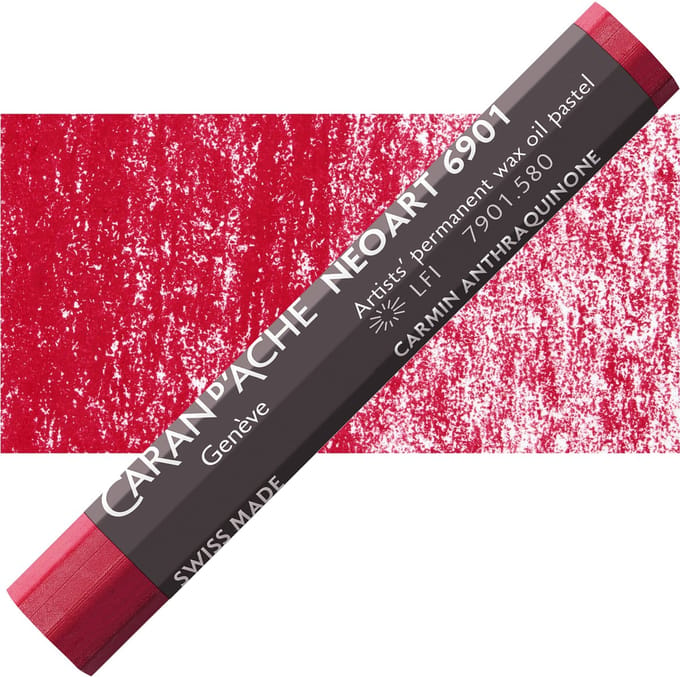 Caran d'Ache Neoart Permanent Wax Oliepastel - Anthraquinone Carmine (580)
