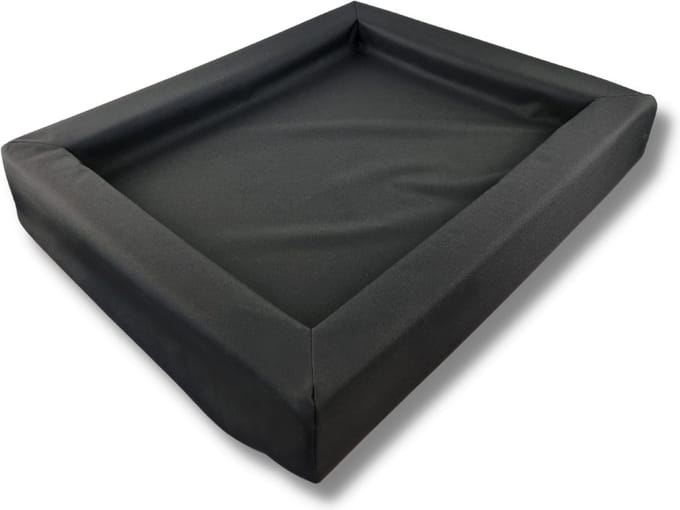 Topmast Hondenmand - Zwart - Waterproof Hondenkussen - Polyester - 85 x 70 cm