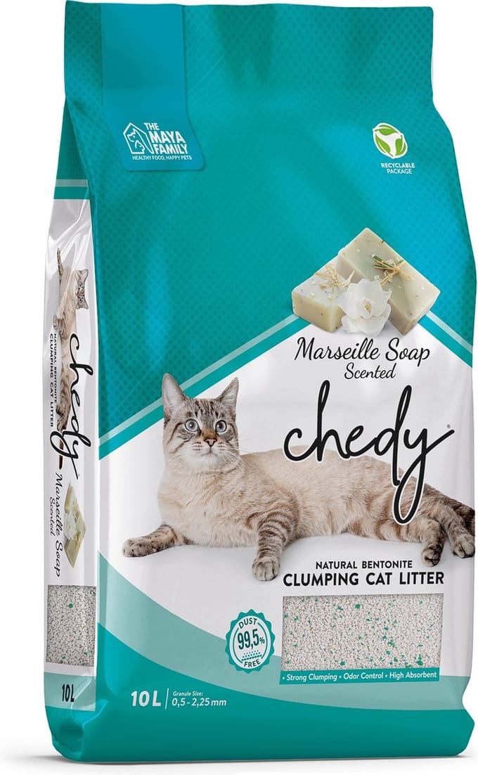 CHEDY MARSEILLE ZEEP KATTENBAKVULLING VOOR GEVOELIGE KAT 10L