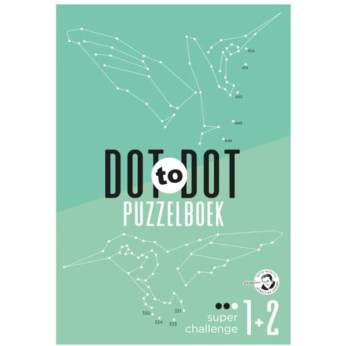 Dot to dot puzzelboek - super challenge 1+2