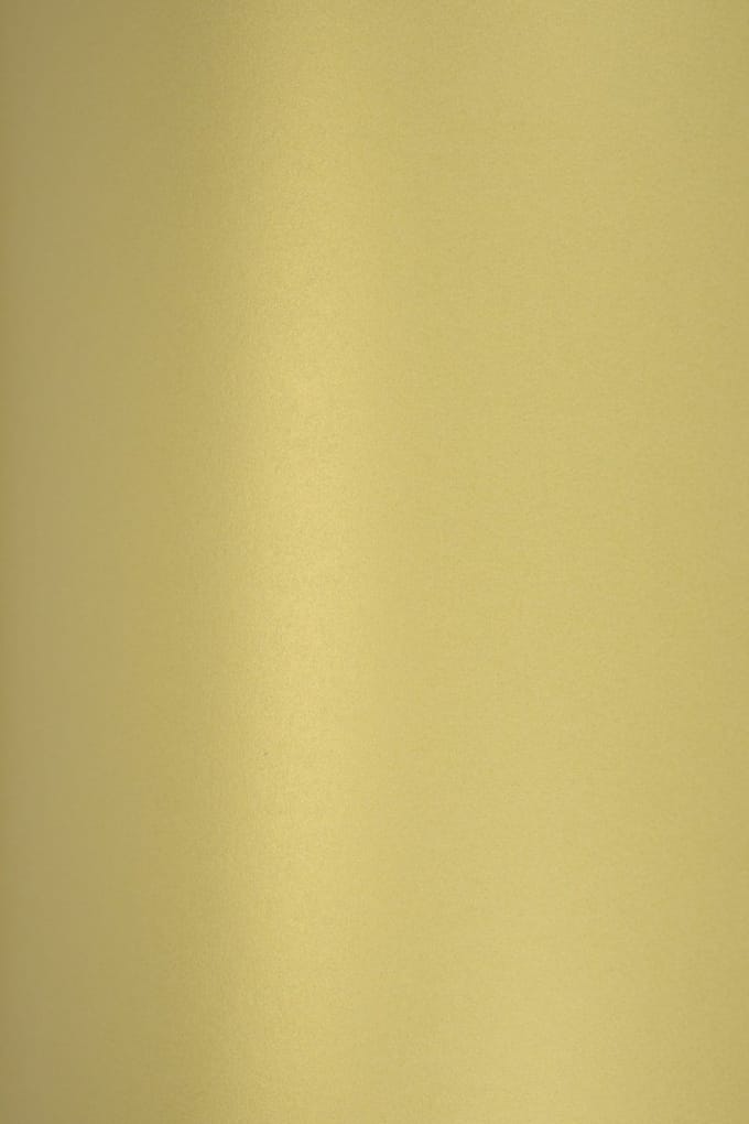 Netuno - geel metallic papier - A4 - 21 x 29,7 cm - 10 vellen - 250 gram - Majestic Mellow Yellow