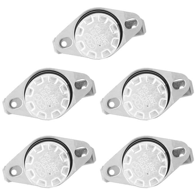 5 Stuks KSD301 Schakelaar Temperatuurregeling Thermostaat Thermische Schakelaar 250V10A NO85 graden Celsius white