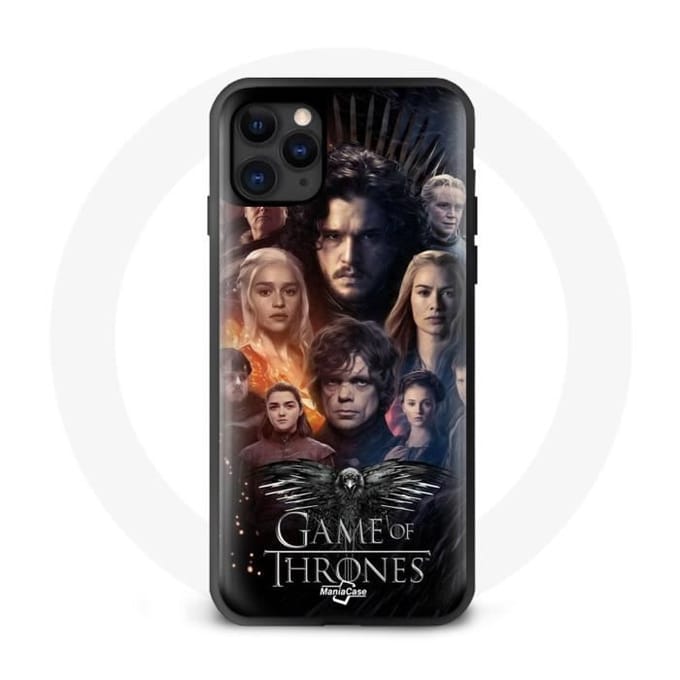 Coque - Game of Thrones - Iphone 11 - Rigide - Logo Aigle - Protection Synthétique gris