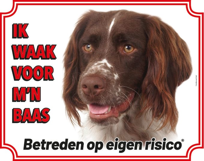 Heidewachtel Waakbord - Ik waak voor mijn baas