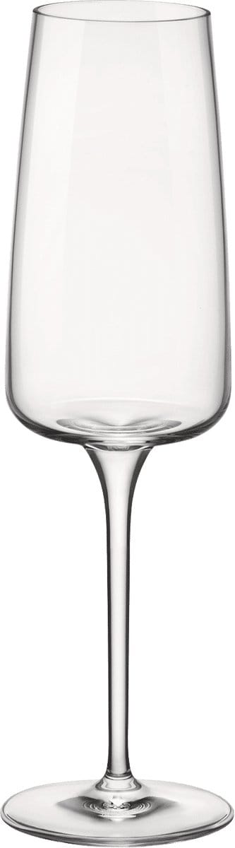 Bormioli Rocco Nexo Champagneflutes 24 cl / 240 ml | Set van 6 Stuks | Champagneglazen voor Prosecco en Cava | Glas | Vaatwasserbestendig