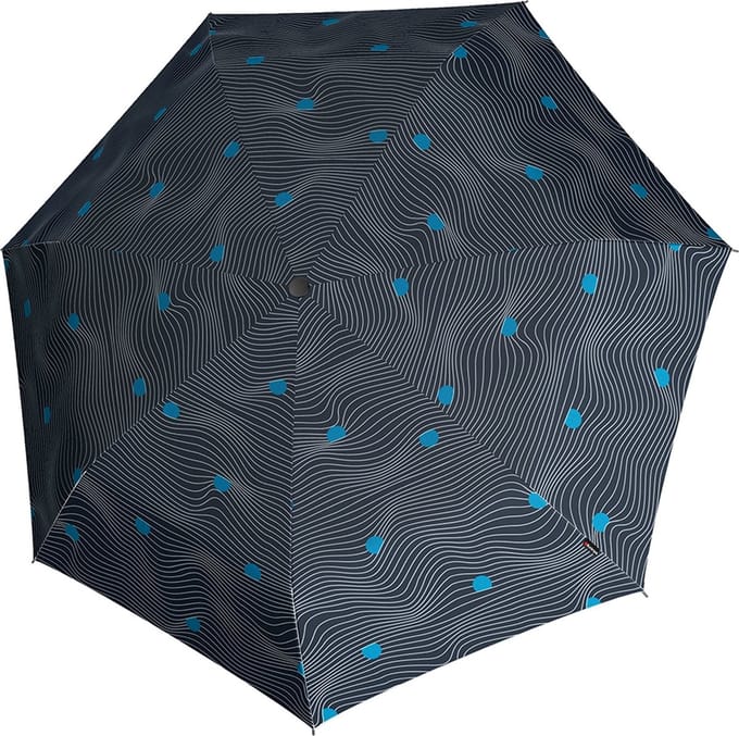 Knirps paraplu T.020 Small Manual Meditate Blue donkerblauw