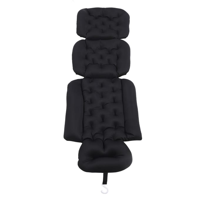 Coussin de bain complet pour adulte, antidérapant, amovible et lavable, résistant rose