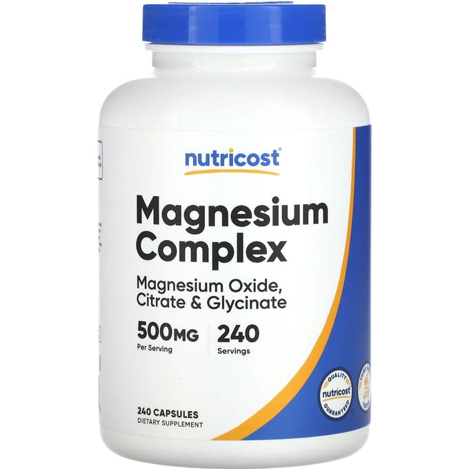 Nutricost, Magnesium Complex, 500 mg, 240 capsules