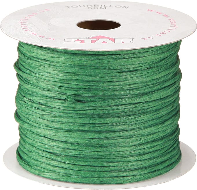 Draad gewikkeld 50m groen