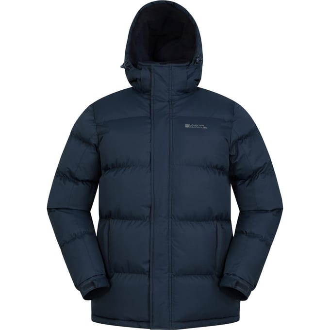Mountain Warehouse Gewatteerd heren sneeuwjack (Marine)