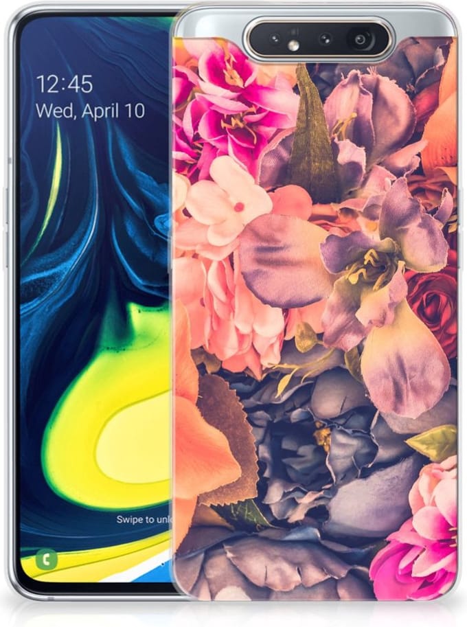 Samsung Galaxy A80 TPU Case Bosje Bloemen