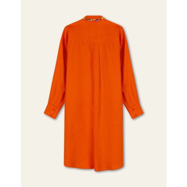 Oilily Dighton Linen Jurk - Oranje - 36