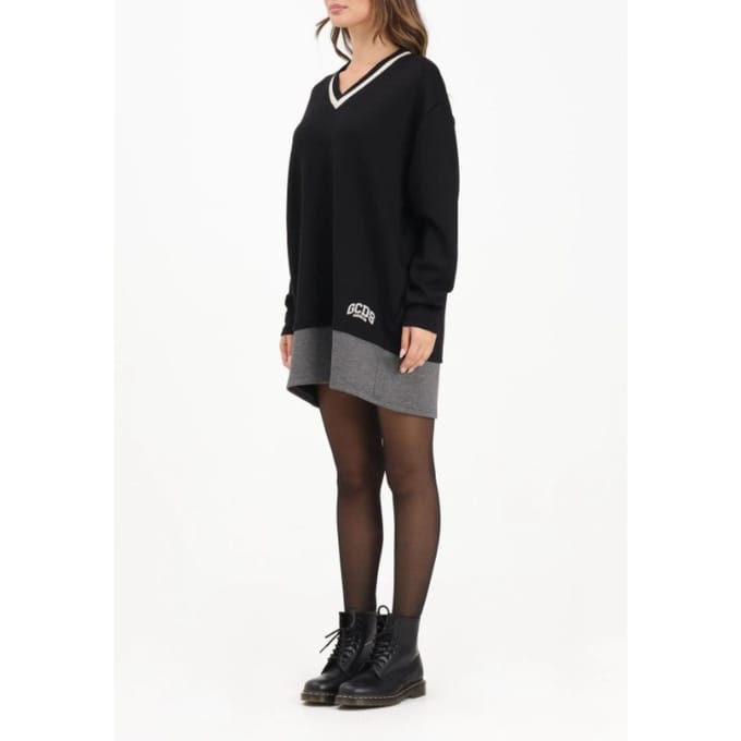 Gcds Dress logo lounge piquet mini jurk