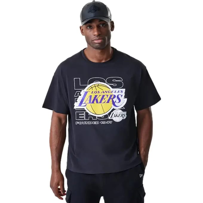 T-shirt Los Angeles Lakers NBA Outline GRPHC