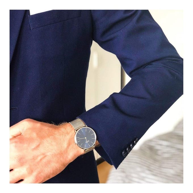 Hugo Boss 1513541 Herenhorloge 40 mm blauw