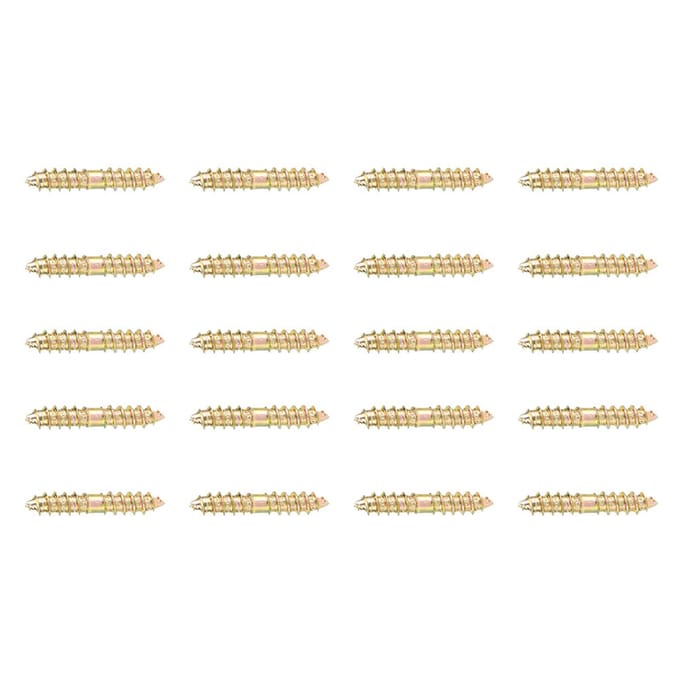 20 stuks 5*30mm deuvelschroef houtbewerking meubelverbinder dubbelzijdige schroef