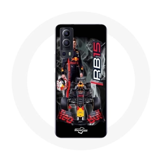 Coque - Maniacase - Vivo Y72 - Formule 1 Max Verstappen - Souple - Noir