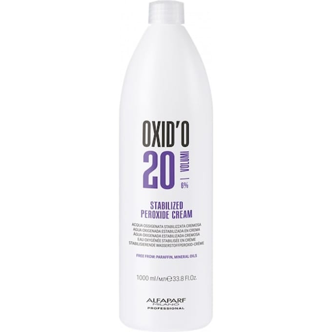 Alfaparf Milano Ontwikkelaar Oxido'o 20 Vol 6% Stabilized Peroxide Cream Haarkleuring Unisex 1000 ml