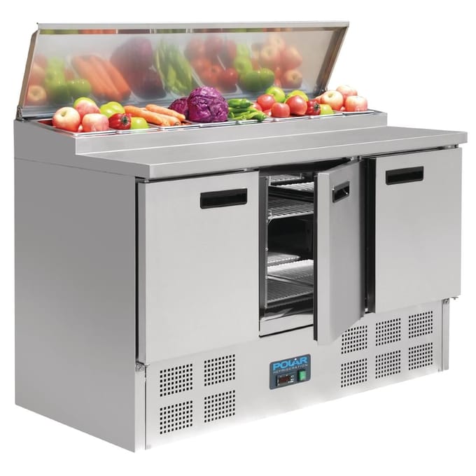 Polar G-Serie pizzabereiding koelwerkbank 390L