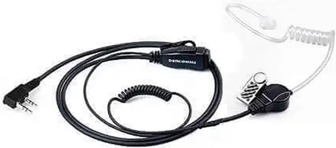 DerComms® Security headset voor Kenwood TK3201, TK3501, TK3401, TK3701, NX1200, NX1300