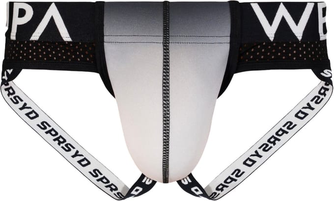 SUPAWEAR SPR Max Gradient Jockstrap Black/White - MAAT L - Heren Ondergoed - Jockstrap voor Man - Mannen Jock