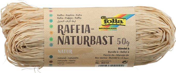 Folia raffia naturel 10 stuks