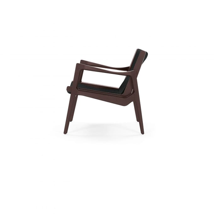 ClassiCon Euvira Lounge Chair - ClassiConEicheBraunGebeizt - koord zwart