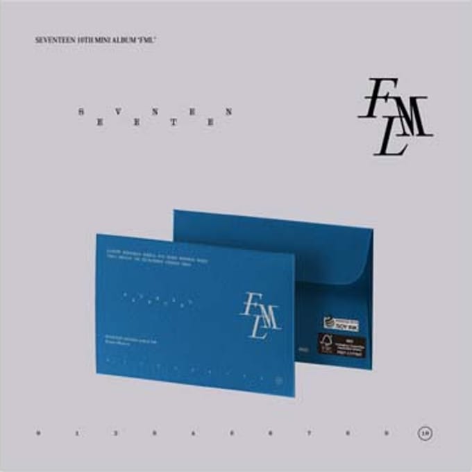 ZEVENTIEN 10e mini-album 'FML' (Weverse Albums ver.) 1 PCS blue