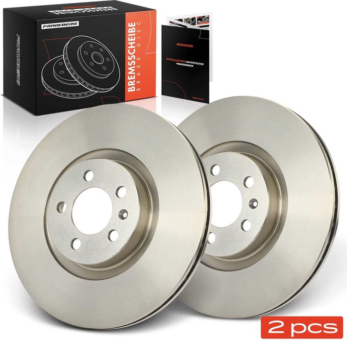 Frankberg 2x Remschijven Vooras voor Audi A1 Sportback GBA 10L