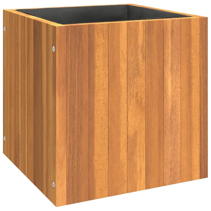 vidaXL - Plantenbak - 35x35x35 - cm - massief - acaciahout