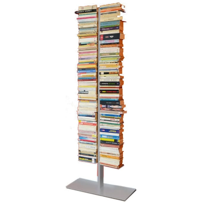 Radius - Booksbaum dubbel boekenrek - zilver - 170 cm