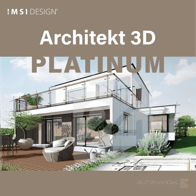 Architekt 3D 21 Platinum MAC Levensduur Duits