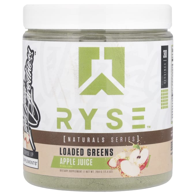 RYSE, Série Naturelle, Loaded Greens, Jus de Pomme, 294g (10,4 oz)